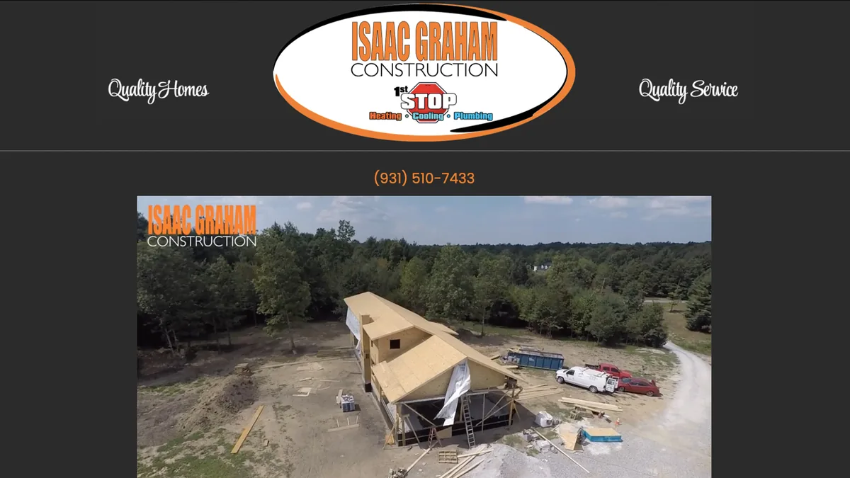 Isaac Graham homepage preview