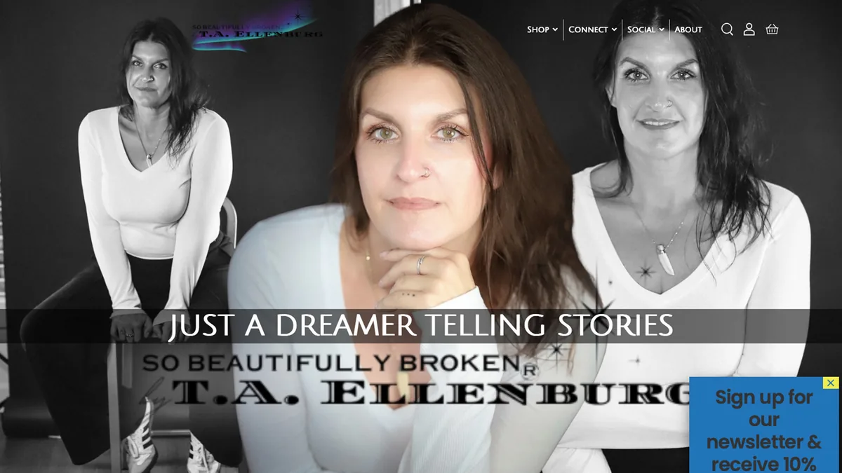 So Beautifully Broken homepage preview